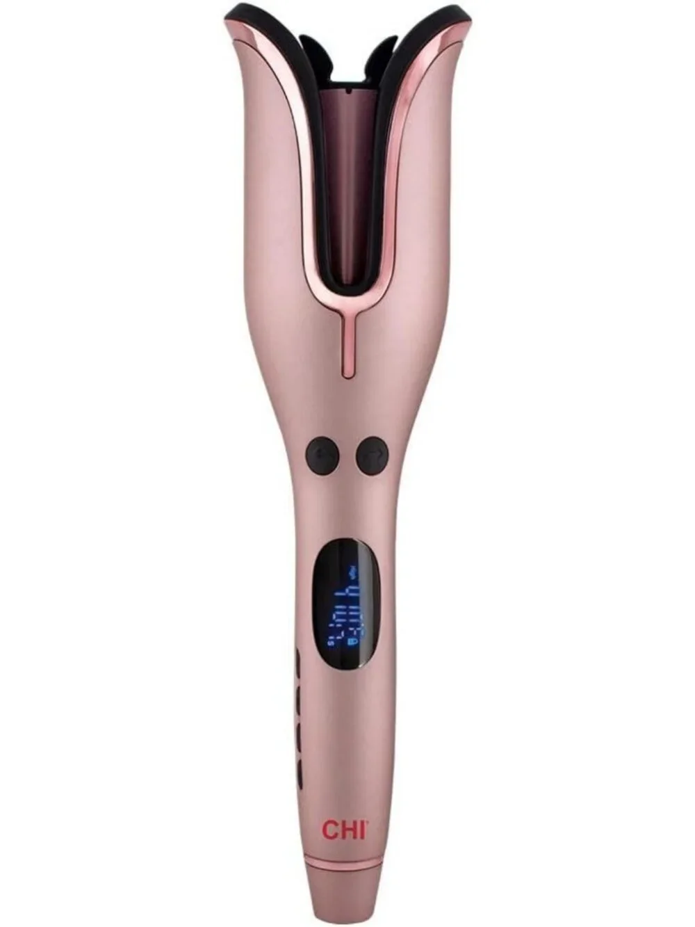 Ceramic Rotating Curling Iron 1″ - Spin & Curl, Rose Gold, Perfect Curls, Easy